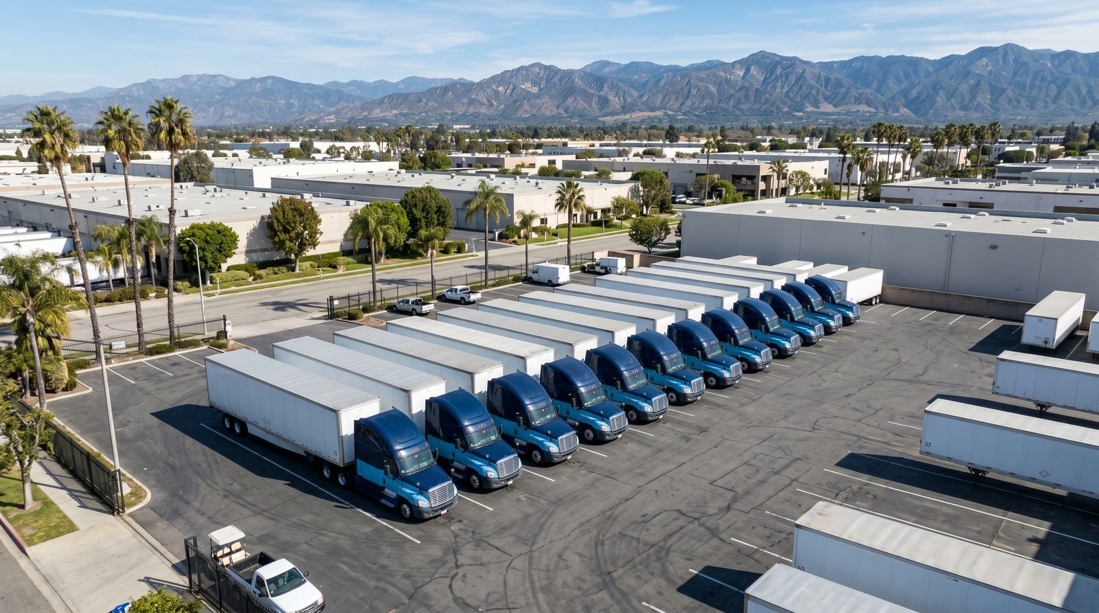 Precision fleet yard in La Mirada